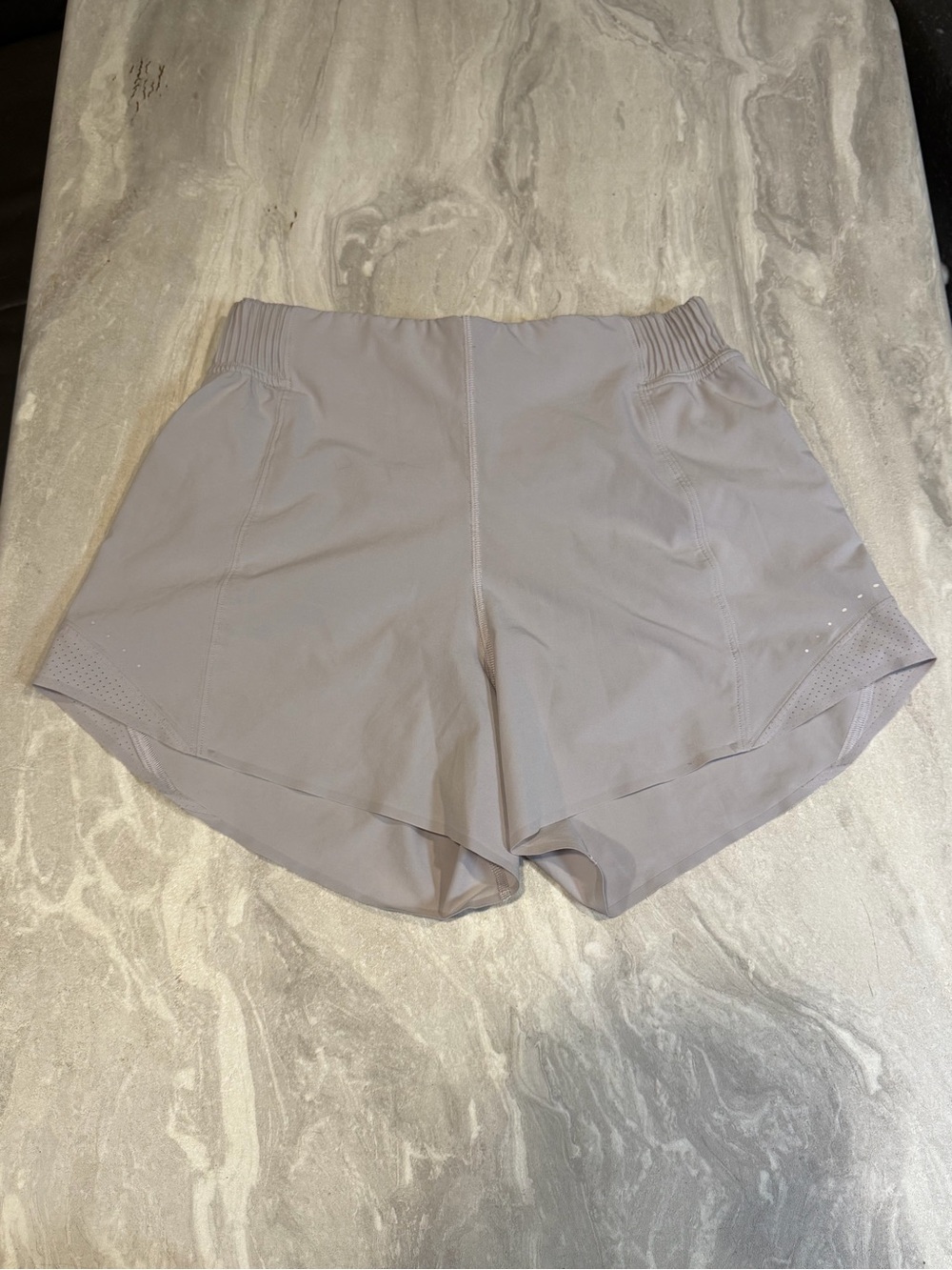lululemon athletica Light Gray Athletic Shorts